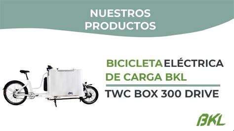 BICICLETA ELECTRICA DE CARGA BKL TWC KIDS Happy Cargo Bike
